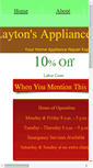 Mobile Screenshot of laytonsappliancerepair.com